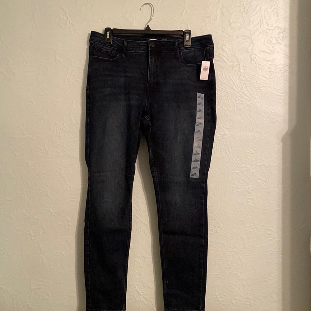 Old Navy Dark Wash Rockstar Super Skinny High-Rise NWT!